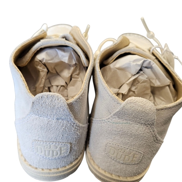 Hey Dude Wendy Mid Elevated Booties Ivory Womens NEW Size 8 - Picture 3 of 7